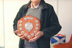 John Ruickbie won the shield in the Experienced class for the total points won over the year 2019.
