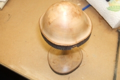 Mike Day made a second mushroom, here is a view of the finished mushroom.