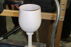 Here is Errol's finished goblet.
