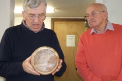 Another of Bob's entries, a splated beech bowl, I'm answering a question from the floor on this one.