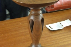This was Bill's compote inside out turning, made from native Walnut.