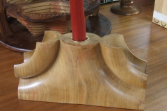 I was last to show, I had brought several items, the first of which was this candle holder, based on a design by Stephen Hogbin.
