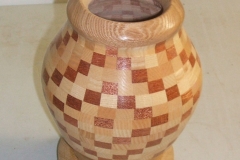 Dave Line's completed laminated vessel.