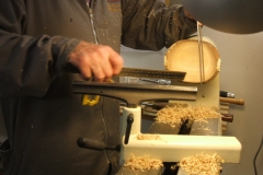 This was Bill Munro's  Bird Cherry bowl as he nears completion..