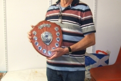 David Line won the shield in the Intermediate class for the total points over the year 2019.