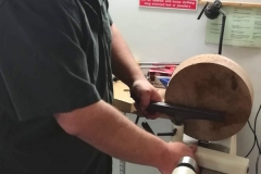 Here we have Richard Comfort as he make ready to start his platter.