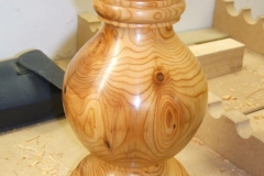 Bill Munro's finished lamp base.