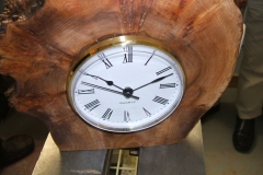 Another view of Richard's finished clock.