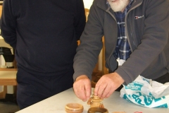 Douglas had some bangles, ear rings, pendants, rings and a ring tree.