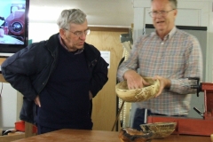 The second of Geoff's items was this highly spalted bowl, it had been made from a piece of Beech that had been cut using a bowl saver.