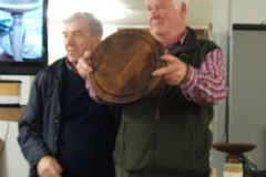 Here we have Gordon Leitch, Gordon displayed this what looks like a flat plate, but isn't.