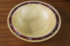 This was one of my small plates, made in Lime and using some Pebeo Paints for the rim.